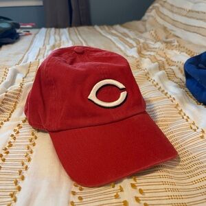 Cincinnati Reds 47 Brand Baseball Cap with White Logo
